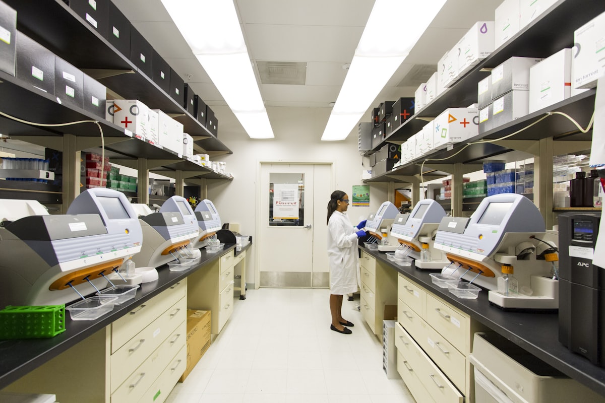 Modern pharmaceutical laboratory